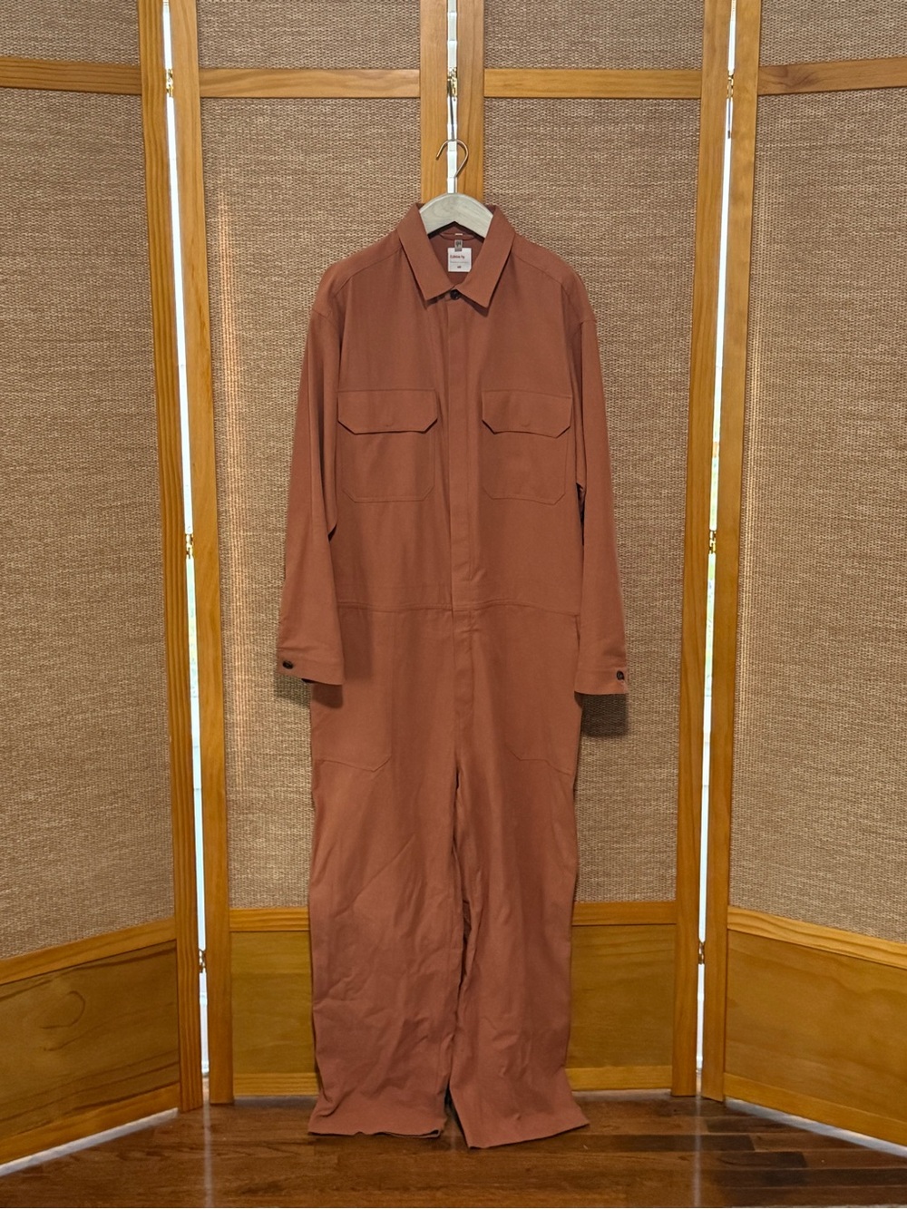 Rust Orange Utility Jumpsuit